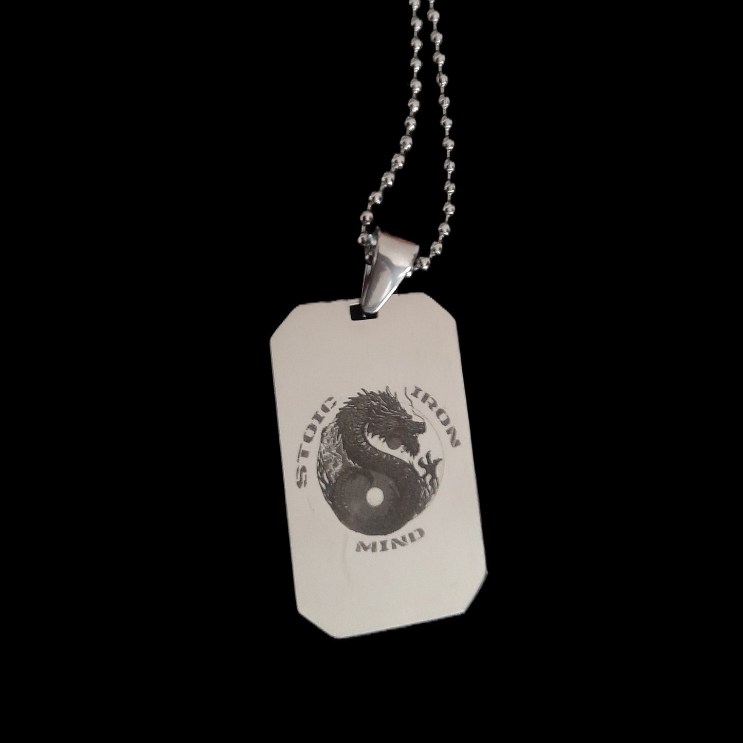 Stoic Iron Mind Dog Tag